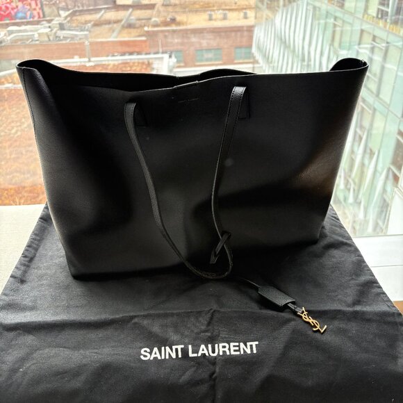 Black Saint Laurent Tote - Picture 1 of 11
